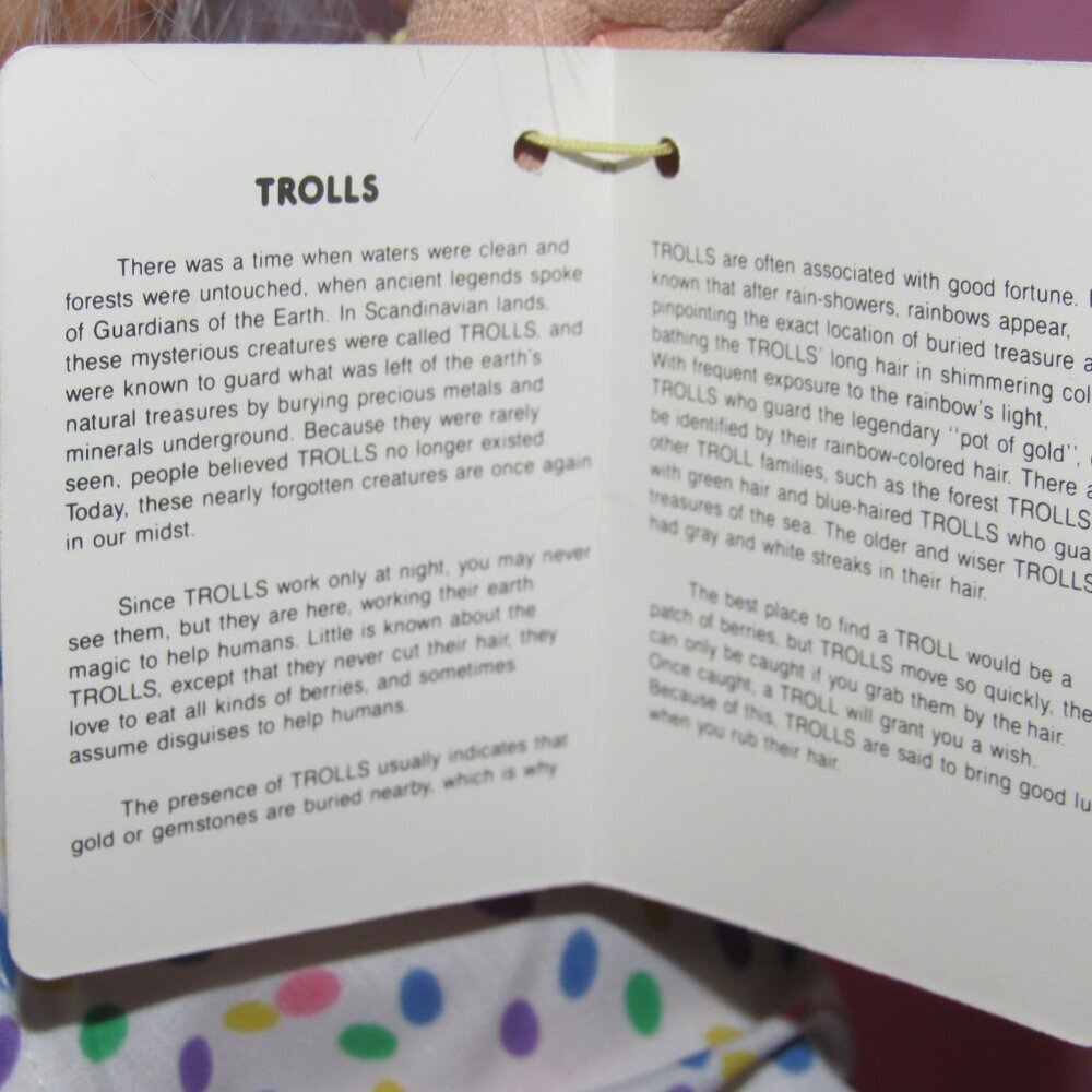 Russ Troll Kidz “Bugsy” Easter Bunny Troll Doll – Vintage Collectible Plush - Picture 7 of 9